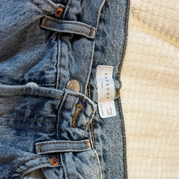 Topshop Light Blue Denim Jeans - Picture 2 of 7
